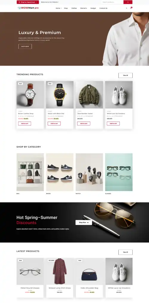 WowMart Home Demo One