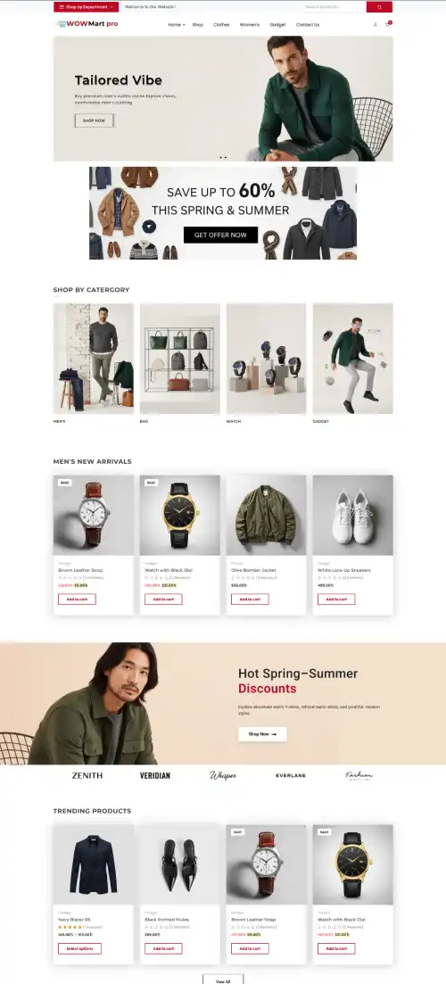 WowMart Home Demo One