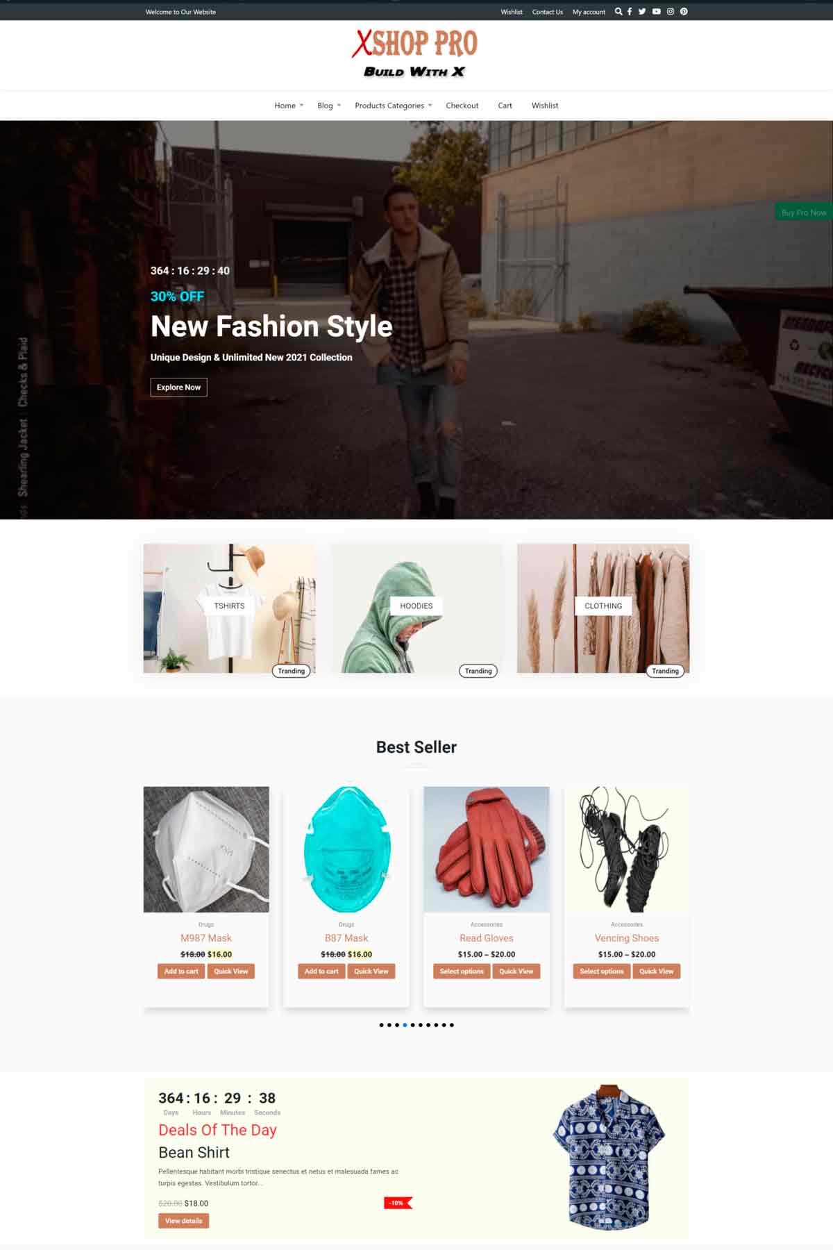 Xshop Fashion demo one